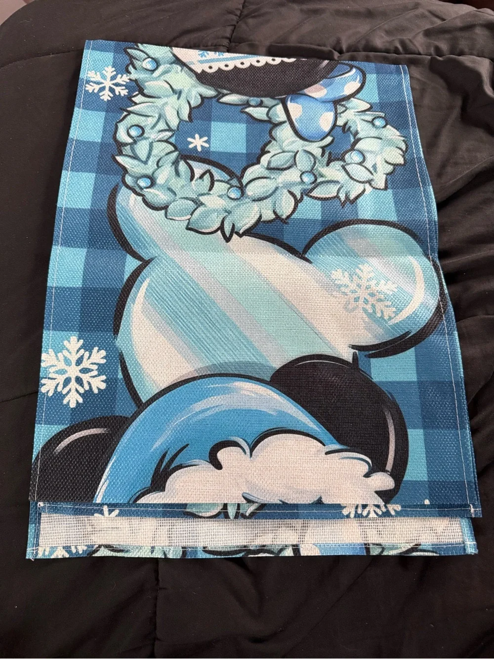 Winter Mickey Ears Table Runner